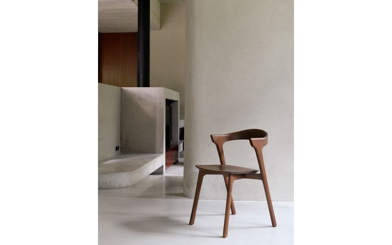 ETHNICRAFT BOK DINING CHAIR  VARNISHED TEAK BROWN 50x54x76