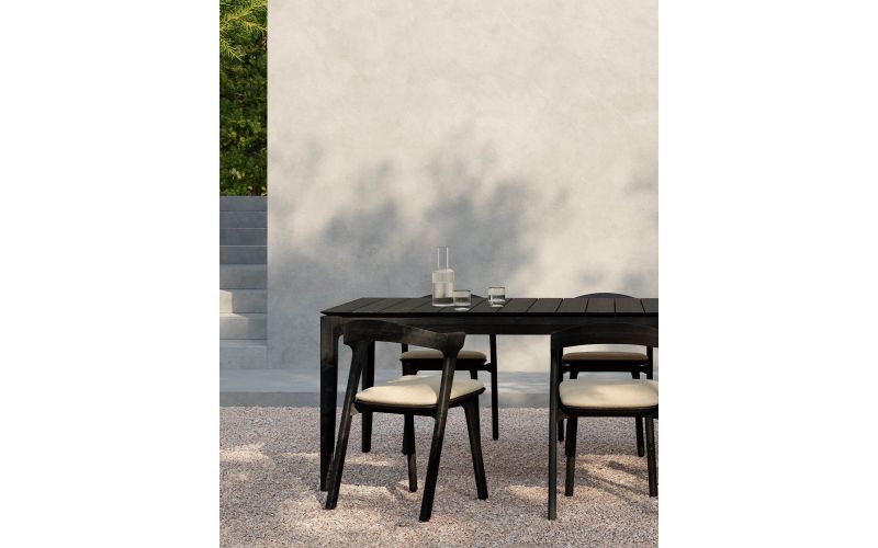 ETHNICRAFT TEAK BLACK BOK OUTDOOR 162X80