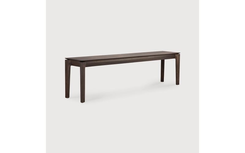 ETHNICRAFT BROWN OAK BOK BENCH 186x35x46 