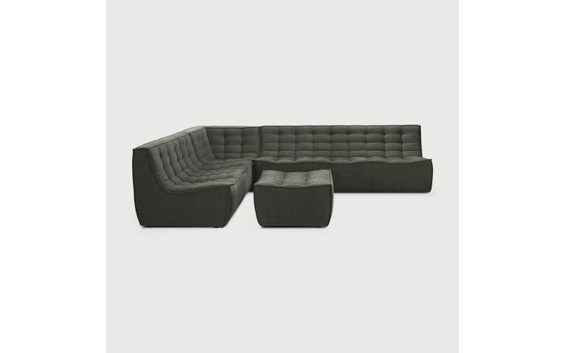 ETHNICRAFT N701 SOFA-1 SEATER-MOSS 80x91x76