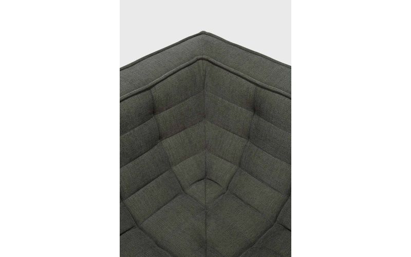 ETHNICRAFT N701 SOFA-CORNER-MOSS 91x91x76