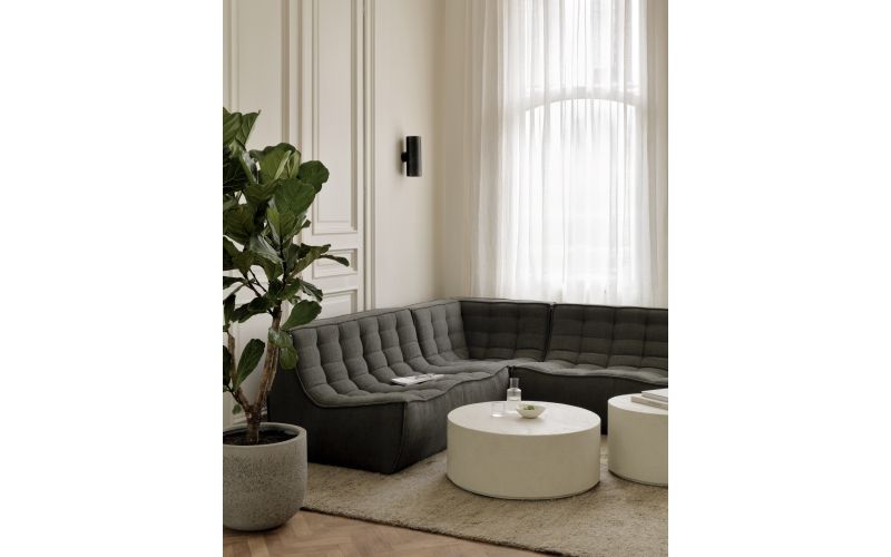 ETHNICRAFT N701 SOFA-CORNER-MOSS 91x91x76