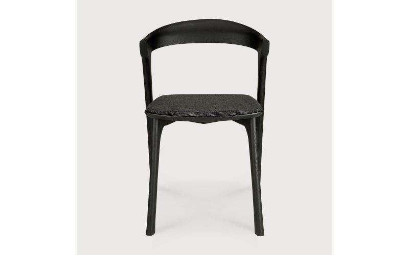 ETHNICRAFT BLACK OAK BOK DINING CHAIR - BLACK