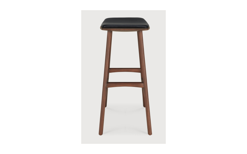ETHNICRAFT TEAK BROWN OSSO COUNTER STOOL 57x33x69