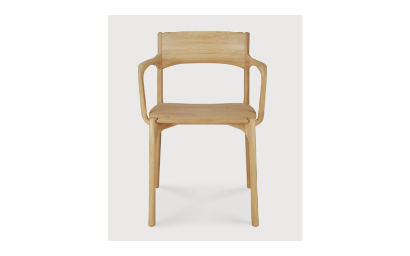 ETHNICRAFT PI DINING CHAIR OAK 55x53x79