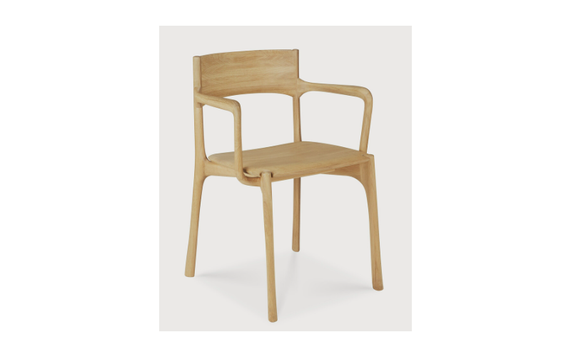 ETHNICRAFT PI DINING CHAIR OAK 55x53x79