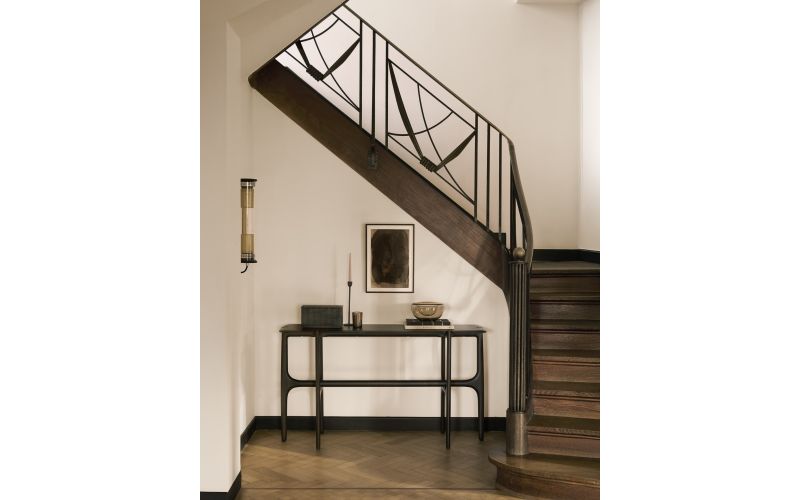 PI CONSOLE TEAK DARK BROWN 6 LEGS  140x42x78cm
140 x 42 x 78	