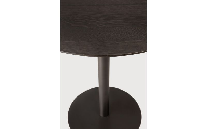 Blend dining table - varnished oak top - brown