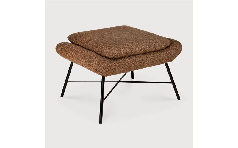 Barrow footstool - Copper fabric