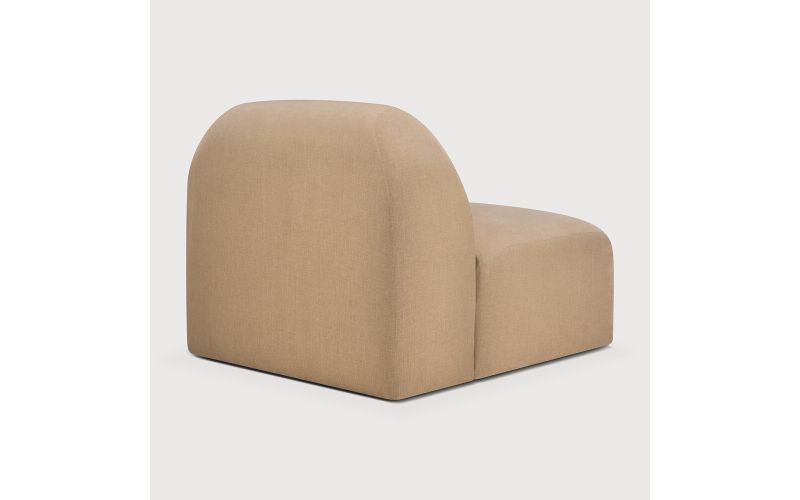 Bulky modular sofa - Light Sepia fabric - 1 seater