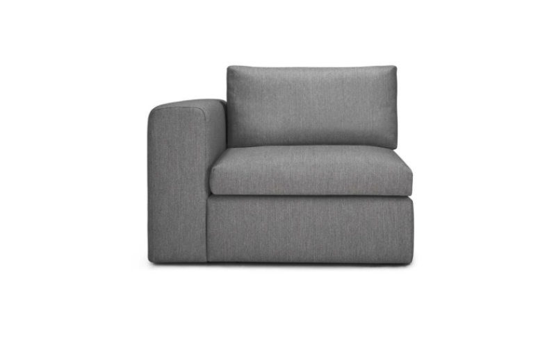 Mellow modular sofa Granite Eco fabric end seat R