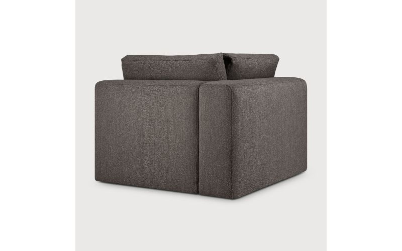 Mellow modular sofa Granite Eco fabric 90° corner
