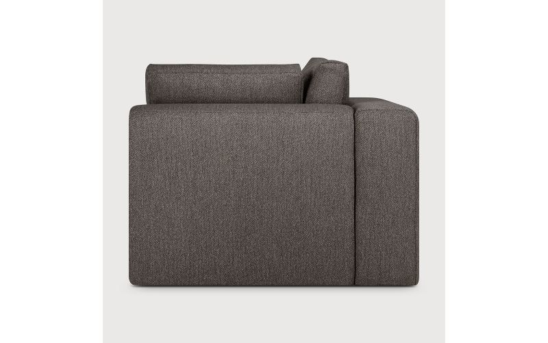 Mellow modular sofa Granite Eco fabric 90° corner