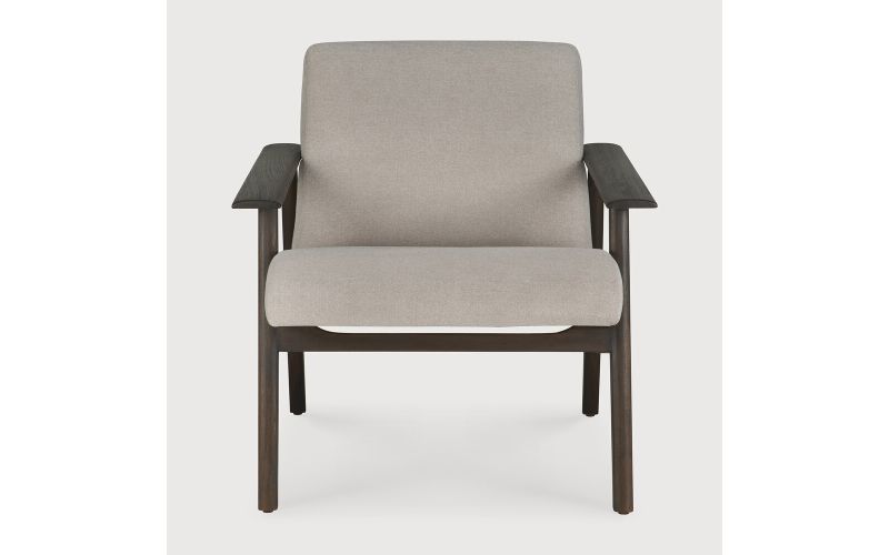 Aspekt lounge chair varnished teak Warm Ash Eco