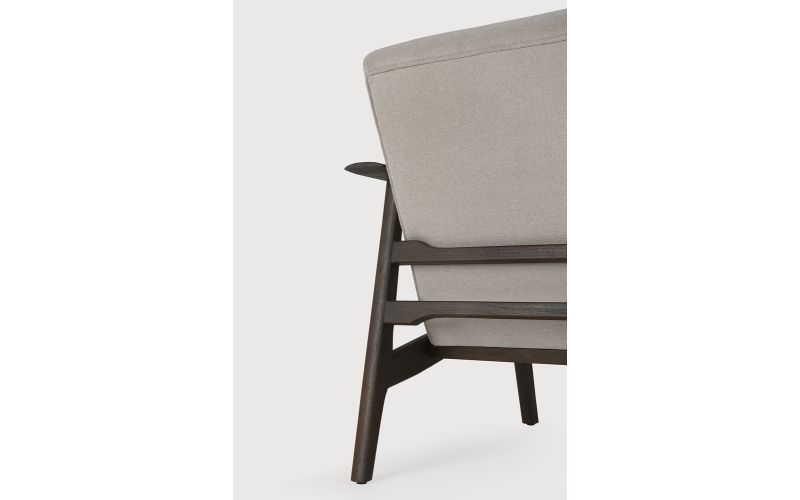 Aspekt lounge chair varnished teak Warm Ash Eco