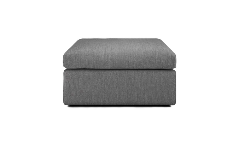 Mellow footstool - Granite Eco fabric