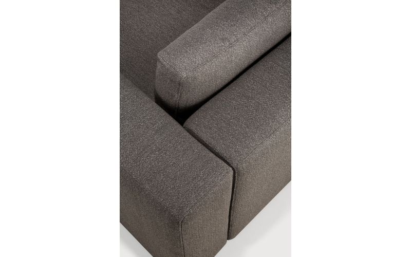 Mellow modular sofa Granite Eco fabric end seat L 