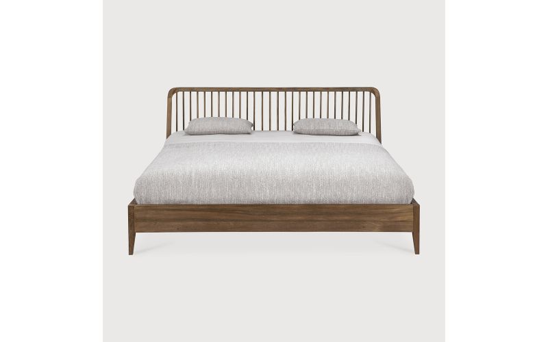 ETHNICRAFT TEAK SPINDLE BED  180 X 200 CM