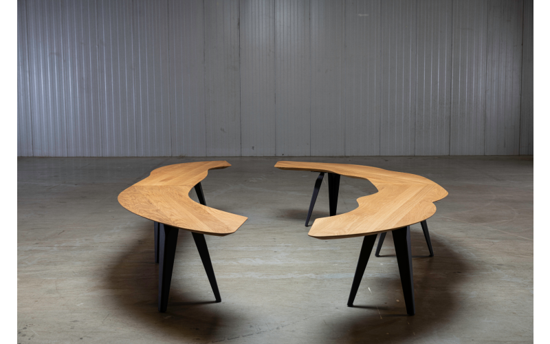 Texel eettafel bank rechts | Seuren Tafels