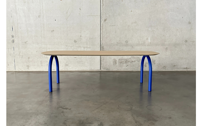 Tunnel eettafel eikenhout | Seuren Tafels 