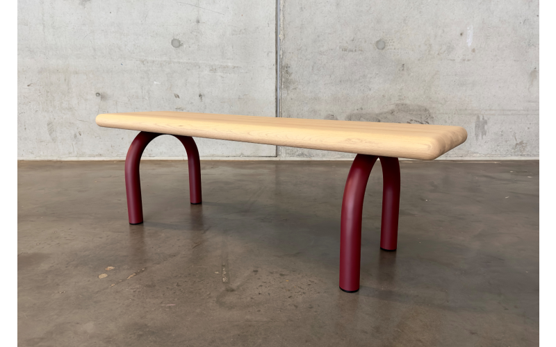 Tunnel eettafel notenhout | Seuren Tafels 