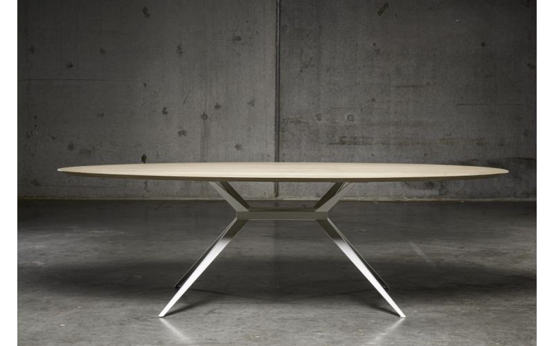 Zwaan eettafel notenhout | Seuren Tafels