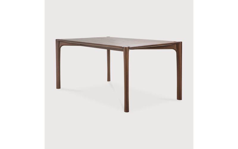 PI DINING TABLE - VARNISHED TEAK - BROWN