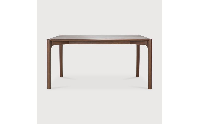 PI DINING TABLE - VARNISHED TEAK - BROWN