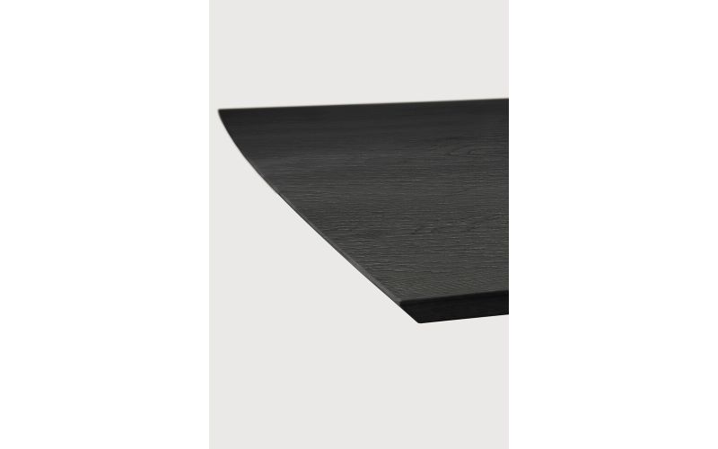 MIKADO DINING TABLE - VARNISHED OAK - BLACK