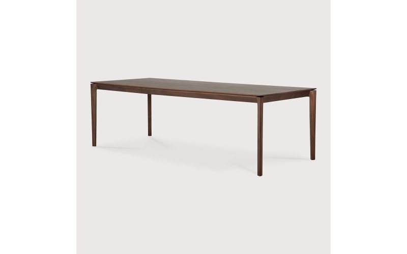 BOK DINING TABLE VARNISHED TEAK - BROWN 