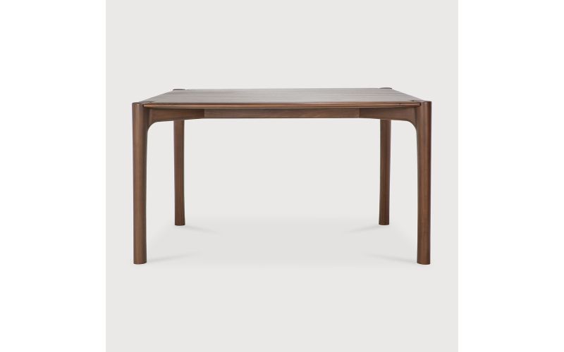PI DINING TABLE - VARNISHED TEAK - BROWN