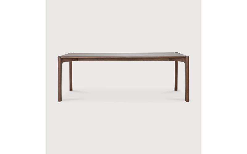 PI DINING TABLE - VARNISHED TEAK - BROWN