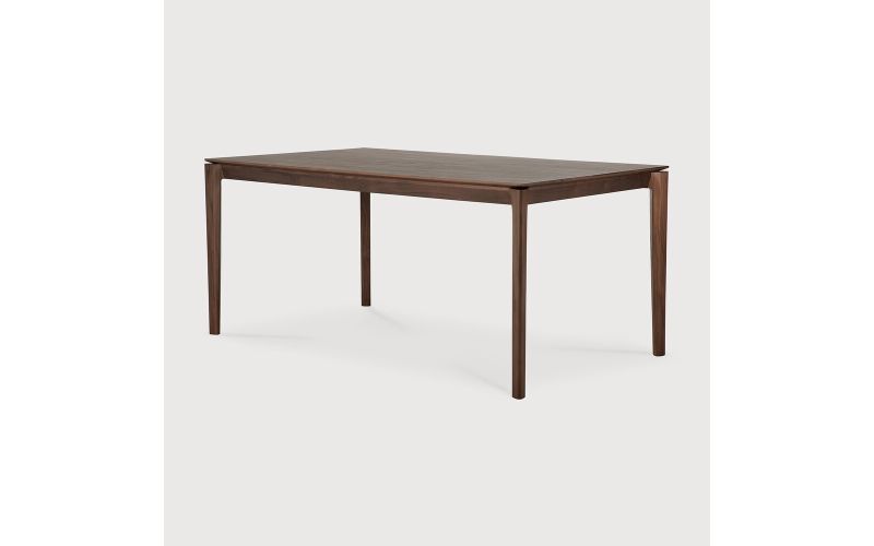 BOK DINING TABLE VARNISHED TEAK - BROWN 