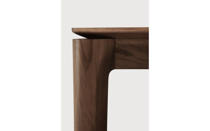 BOK DINING TABLE VARNISHED TEAK - BROWN 
