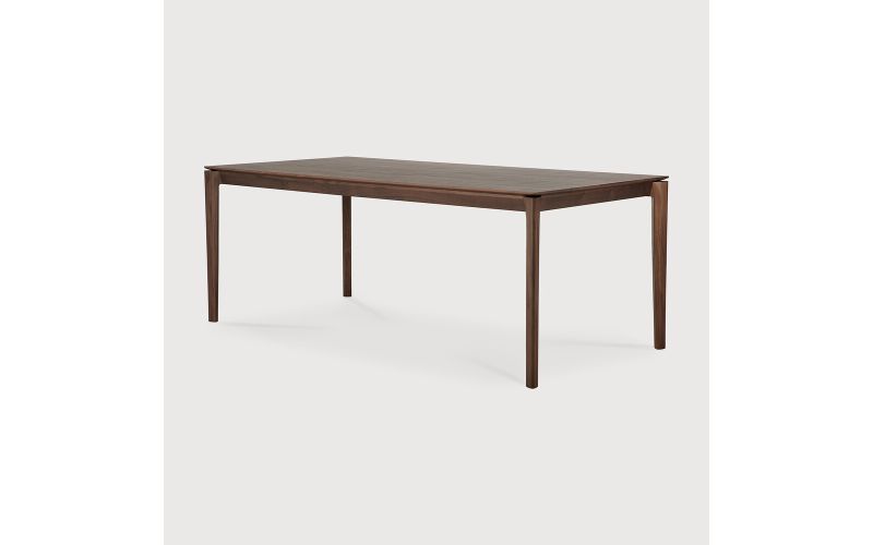 BOK DINING TABLE VARNISHED TEAK - BROWN 
