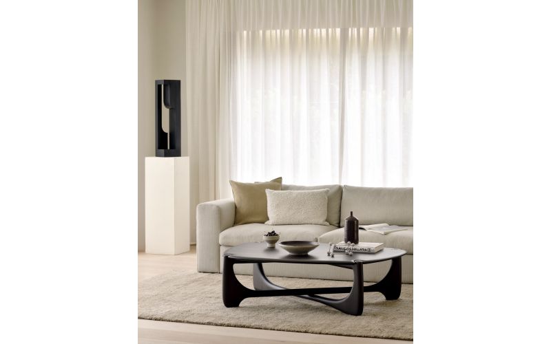 PI COFFEE TABLE - VARNISHED MAGHOGANY - DARK BROWN