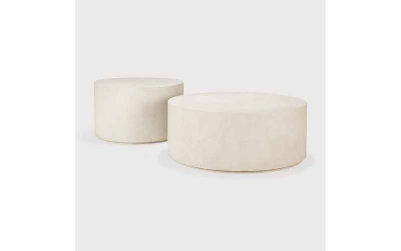 ELEMENTS COFFEE TABLE - VARNISHED MICROCEMENT 