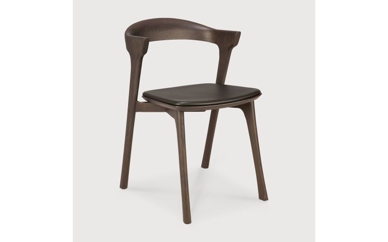 BOK DINING CHAIR - VARNISHED OAK - BROWN 