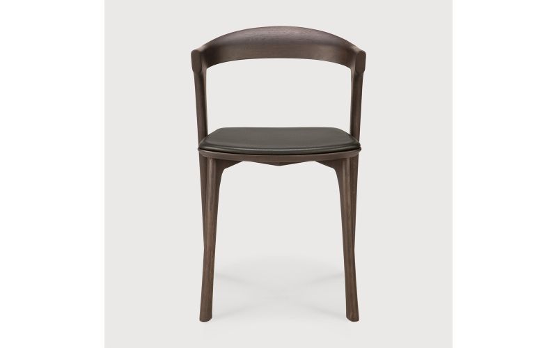 BOK DINING CHAIR - VARNISHED OAK - BROWN 