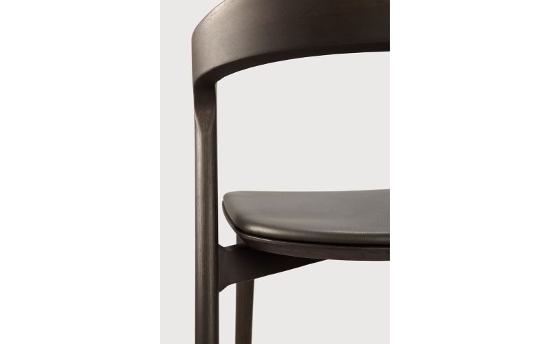 BOK DINING CHAIR - VARNISHED OAK - BROWN 