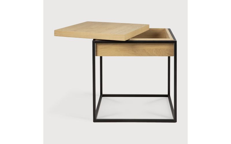 MONOLIT SIDE TABLE - OAK - SQUARE 