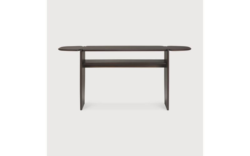 PI CONSOLE - VARNISHED MAHOGANY - DARK BROWN 