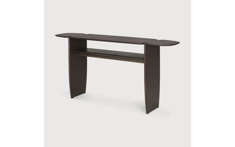 PI CONSOLE - VARNISHED MAHOGANY - DARK BROWN 