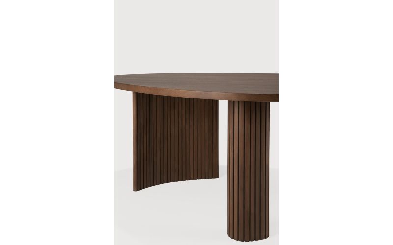 BOOMERANG COFFEE TABLE - VARNISHED TEAK - BROWN