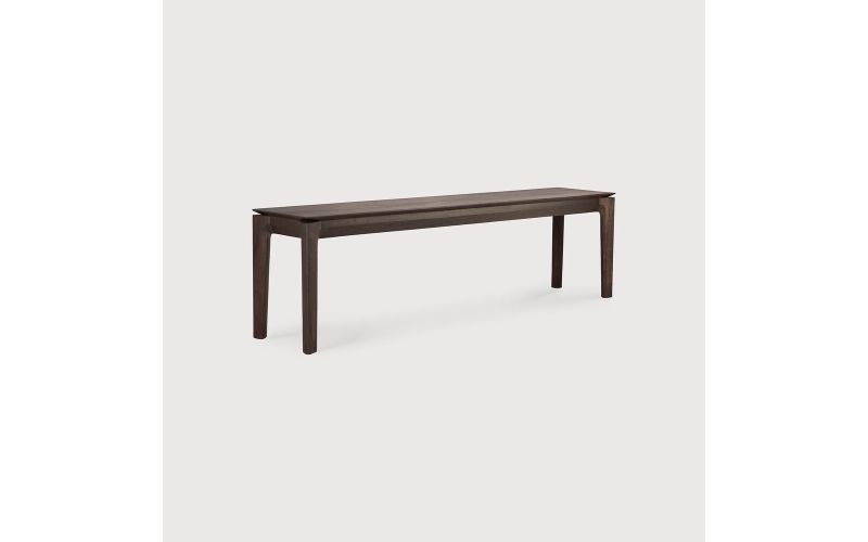 BOK BENCH - VARNISHED OAK -  BROWN 146 x 35 x 46	