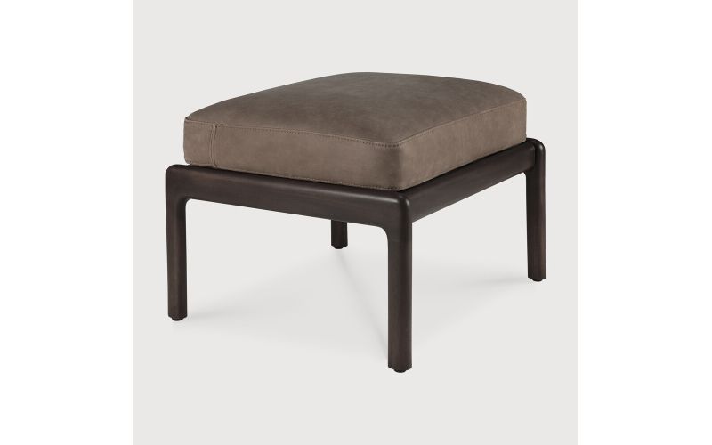 JACK FOOTSTOOL - VARNISHED MAHOGANY - DARK BROWN
