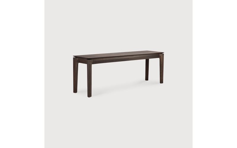 BOK BENCH - VARNISHED OAK -  BROWN 126 x 35 x 46	