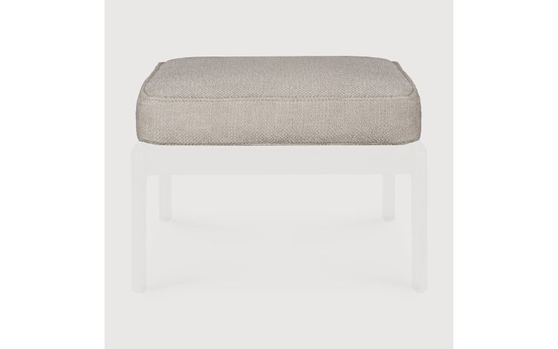 JACK FOOTSTOOL CUSHION -IVORY FABRIC 53 x 47 x 10	