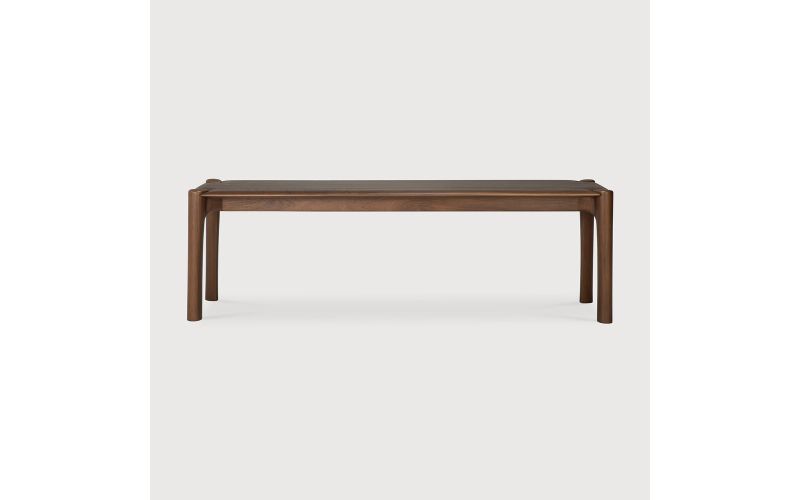 PI BENCH - VARNISHED TEAK - BROWN 146 x 35 x 46	