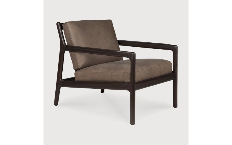 JACK LOUNGE CHAIR - VARNISHED MAHOGANY 